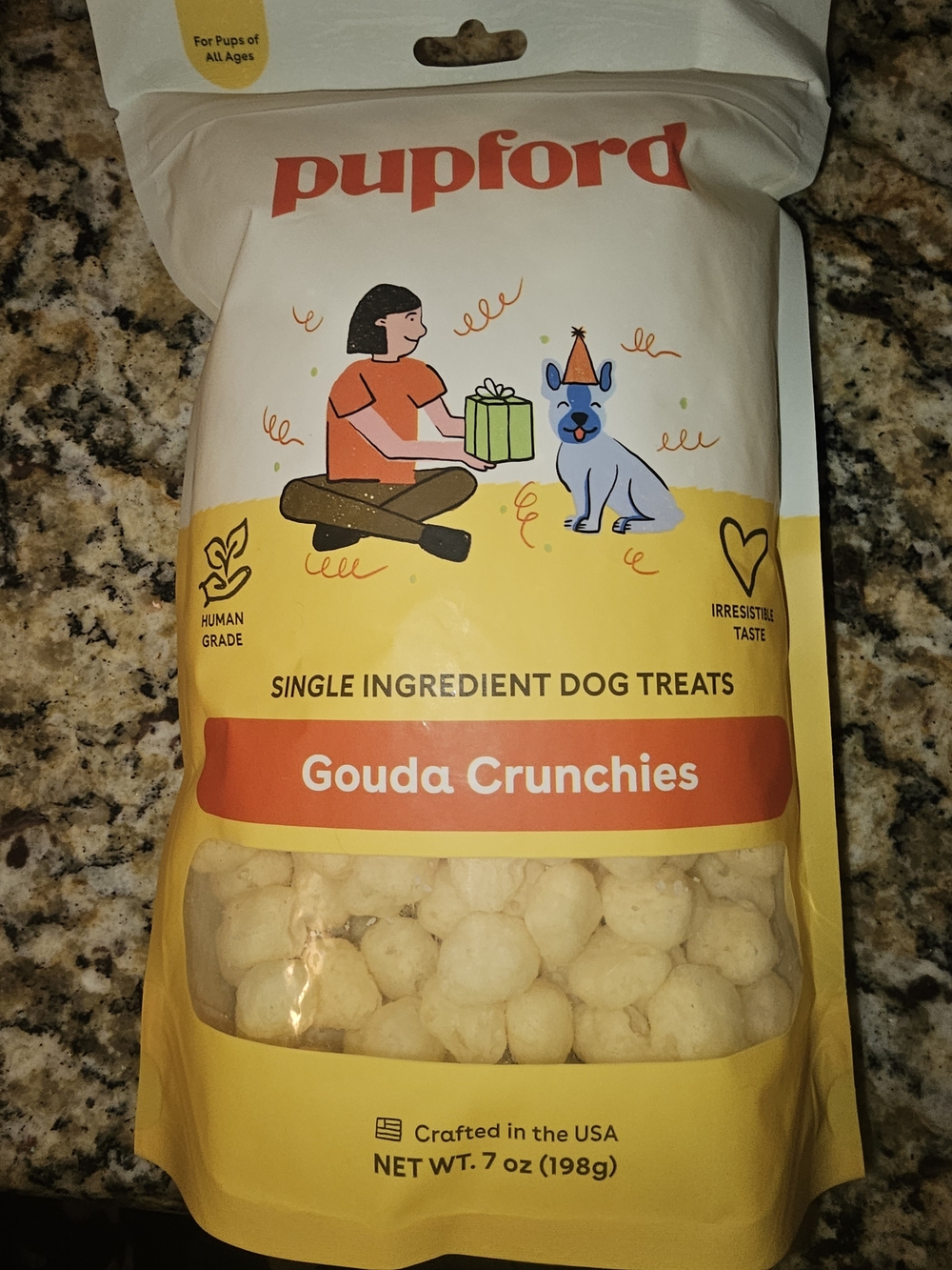 Ford Yellow Gouda Crunchies Single Ingredient Dog Treats